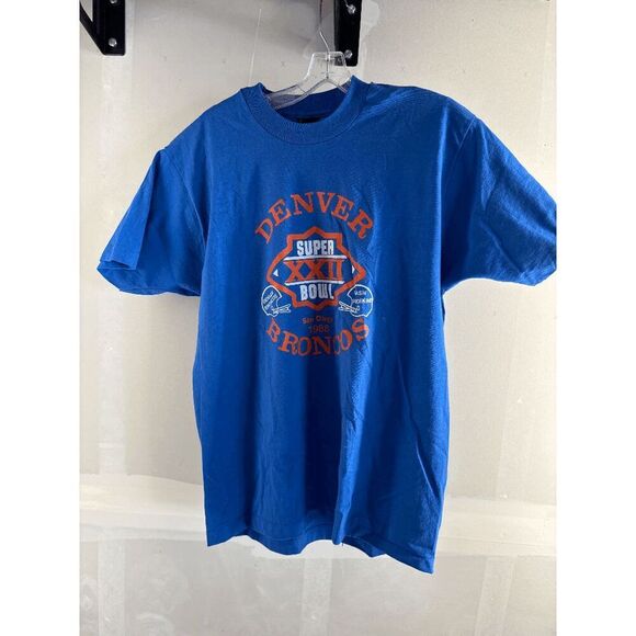 Vintage Screen Stars Denver Broncos 1988 AFC Champ Super Bowl 22 Men's Size XL - Picture 1 of 4